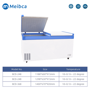 Congelador de pecho blanco de doble temperatura para la venta