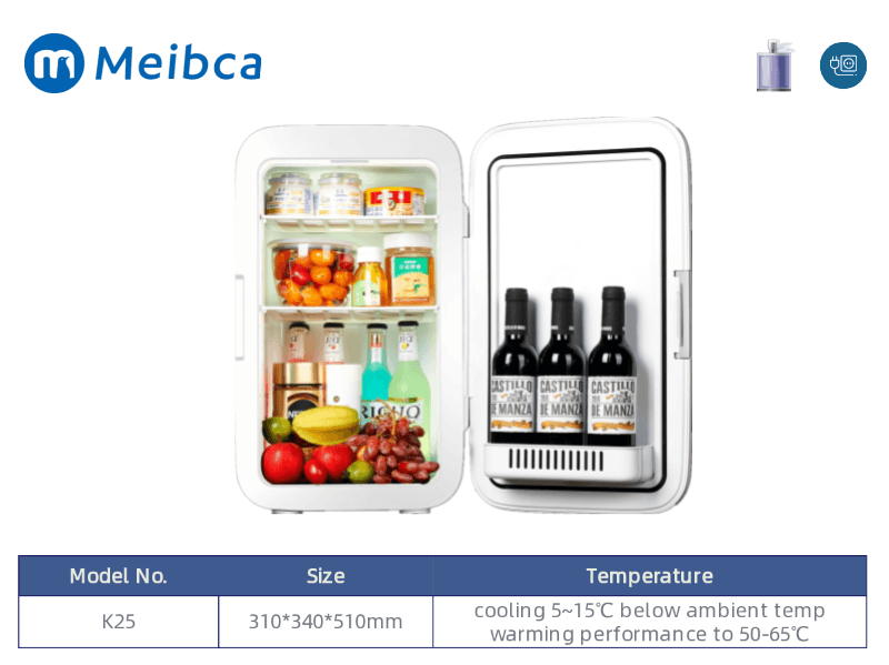 Belleza LED Pequeño mini refrigerador Cosmético Cuidado de la piel refrigerador