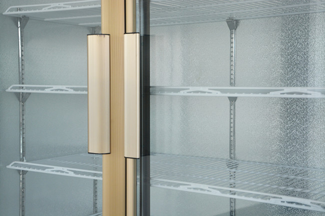 Luz LED Ventilador Refrigeración Vitrina vertical de 2 puertas